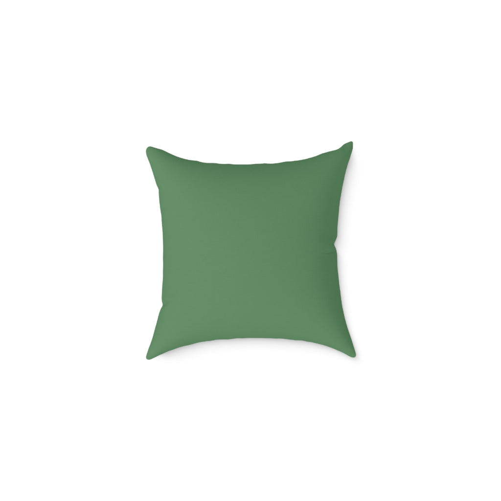 Square Poly Canvas Pillow — "God is Within Her" Inspirational Faith Throw Pillow